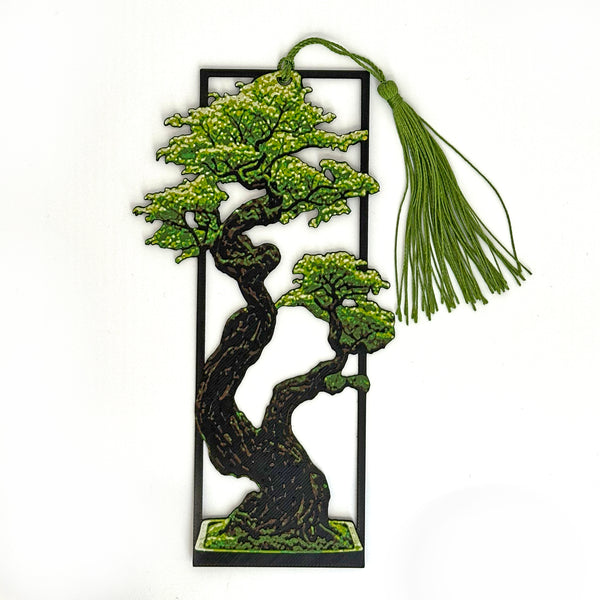 Zakładka do książki — Bonsai (zielone) | Seria Japońska