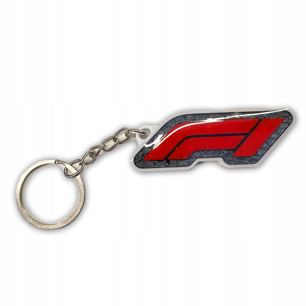 F1-Schlüsselanhänger: Harz, handgefertigt. Ideal als Geschenk. Gadget für Fans.