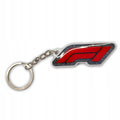 F1-Schlüsselanhänger: Harz, handgefertigt. Ideal als Geschenk. Gadget für Fans.