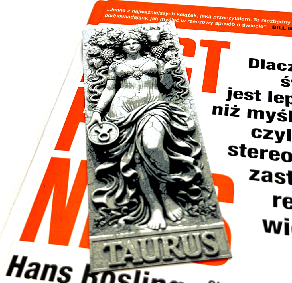 Zakładka do książki — Byk / Taurus | Seria Znaki Zodiaku