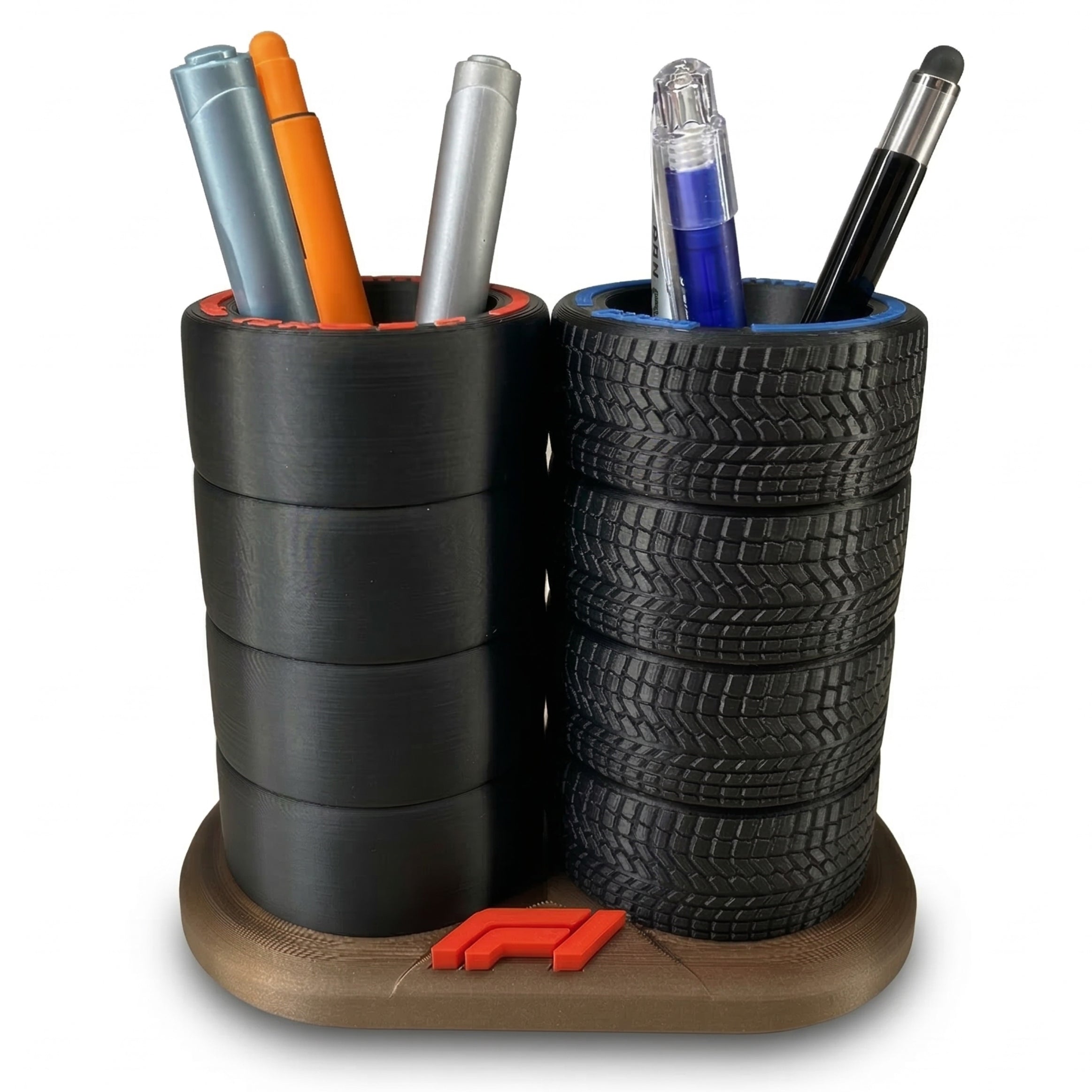 Organizer na Biurko F1 - Stojak na Długopisy Opony. Gadżet dla Fana | FW