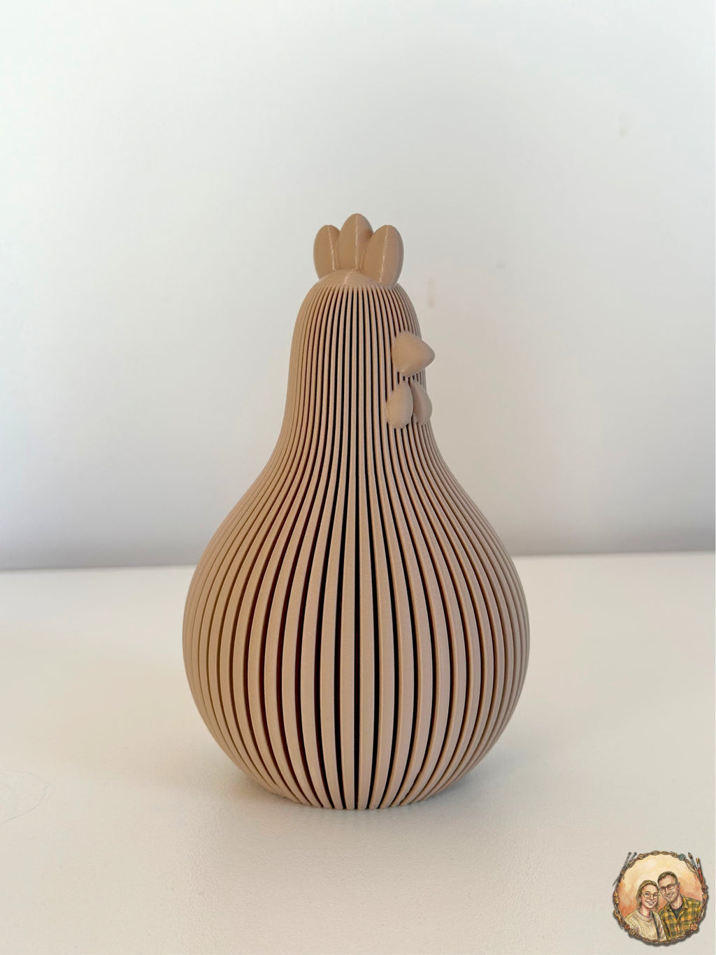 Osterhuhn 13cm Große Figur Moderne Dekoration Geschenk für die Feiertage