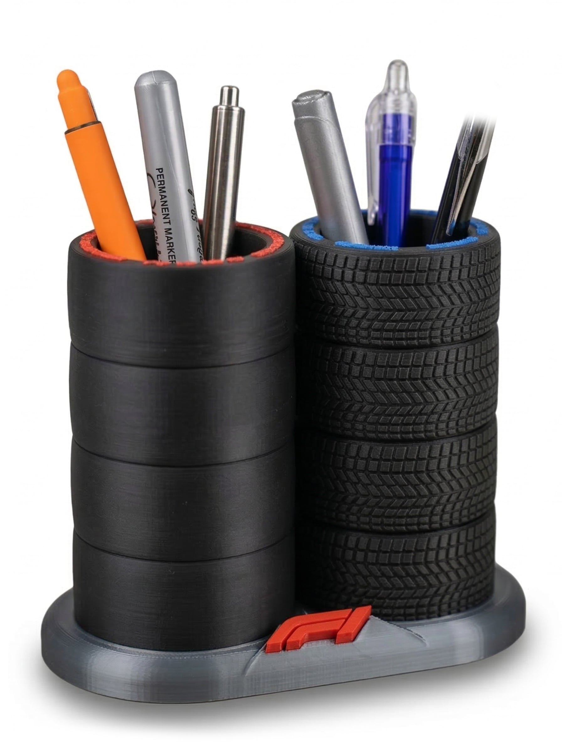 Organizer na Biurko F1 - Stojak na Długopisy Opony. Prezent dla Fana | FW