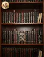 Book Nook Totenkopf Handbemalt 3D-Büchereinsatz Geschenk