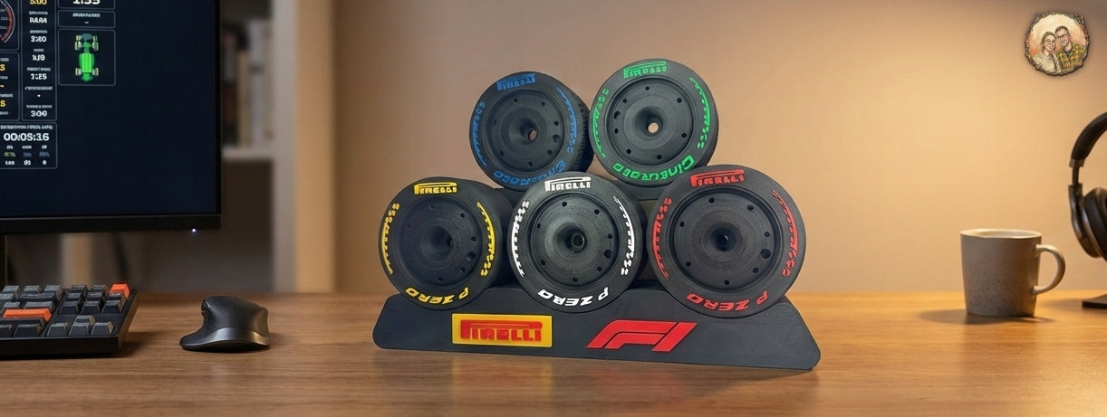 Gadżet F1: Opona Koło Pirelli 3D sezon 2026. - Różne Mieszanki