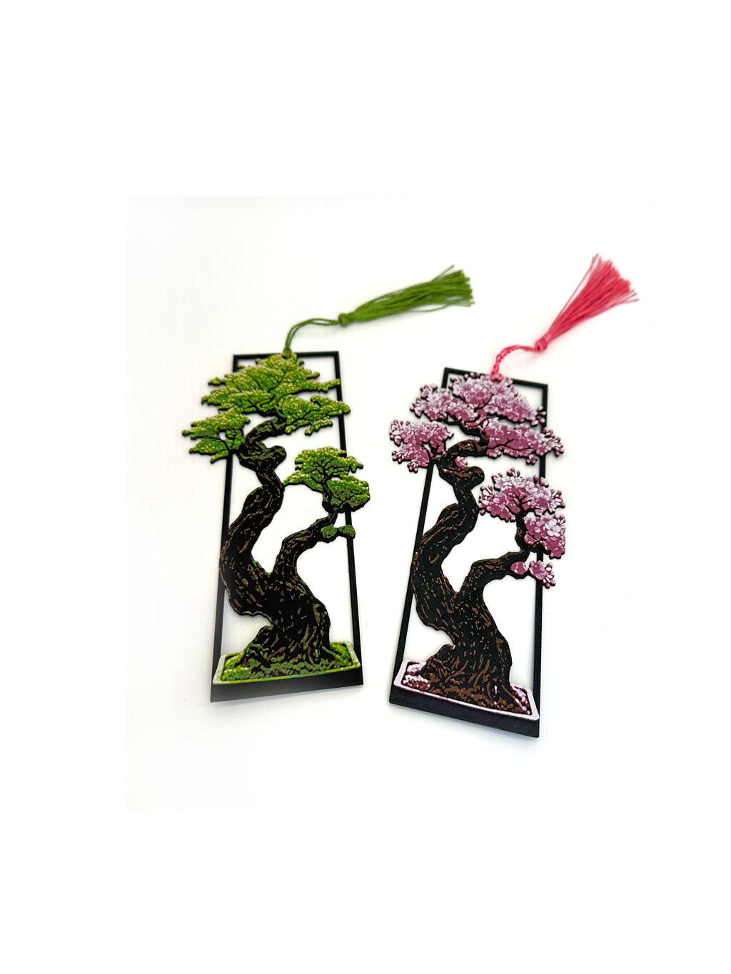 Zakładka do książki — Bonsai (zielone) | Seria Japońska