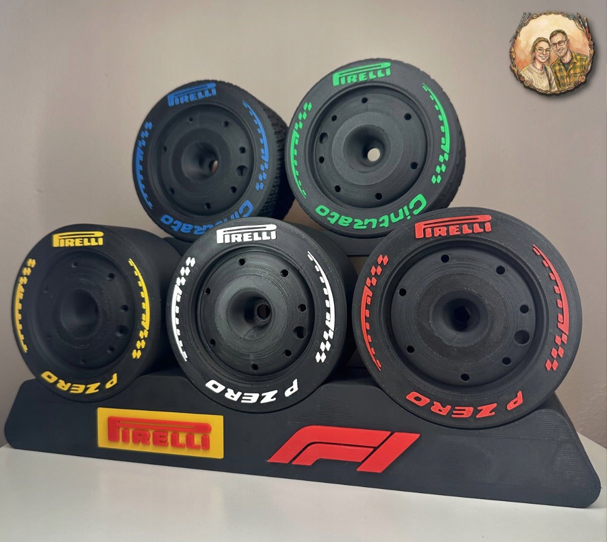 Gadżet F1: Opona Koło Pirelli 3D sezon 2026. - Różne Mieszanki