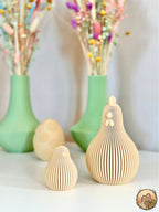 Moderne Osterdekoration Huhn 6cm Figur Küken für Tisch Korb