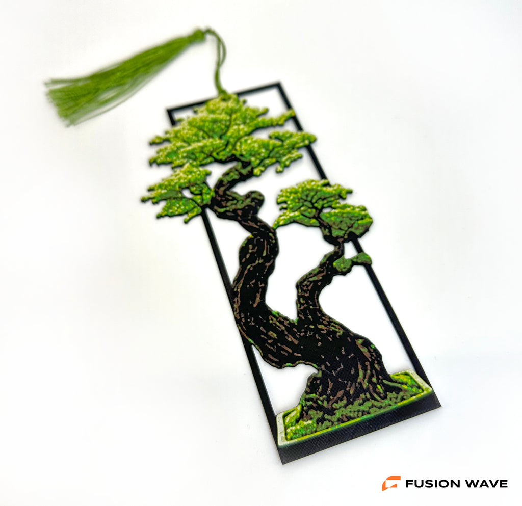 Zakładka do książki — Bonsai (zielone) | Seria Japońska