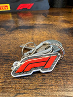F1-Schlüsselanhänger: Harz, handgefertigt. Ideal als Geschenk. Gadget für Fans.