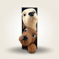 Book Nook Hunde - Charmantes 3D-Bücherregaleinlage - Handbemalt
