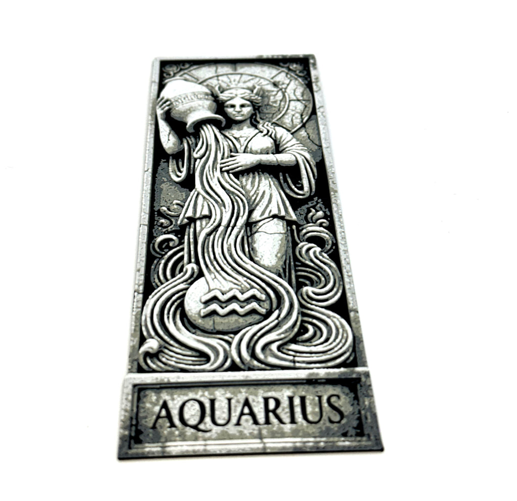 Zakładka do książki — Wodnik / Aquarius | Seria Znaki Zodiaku