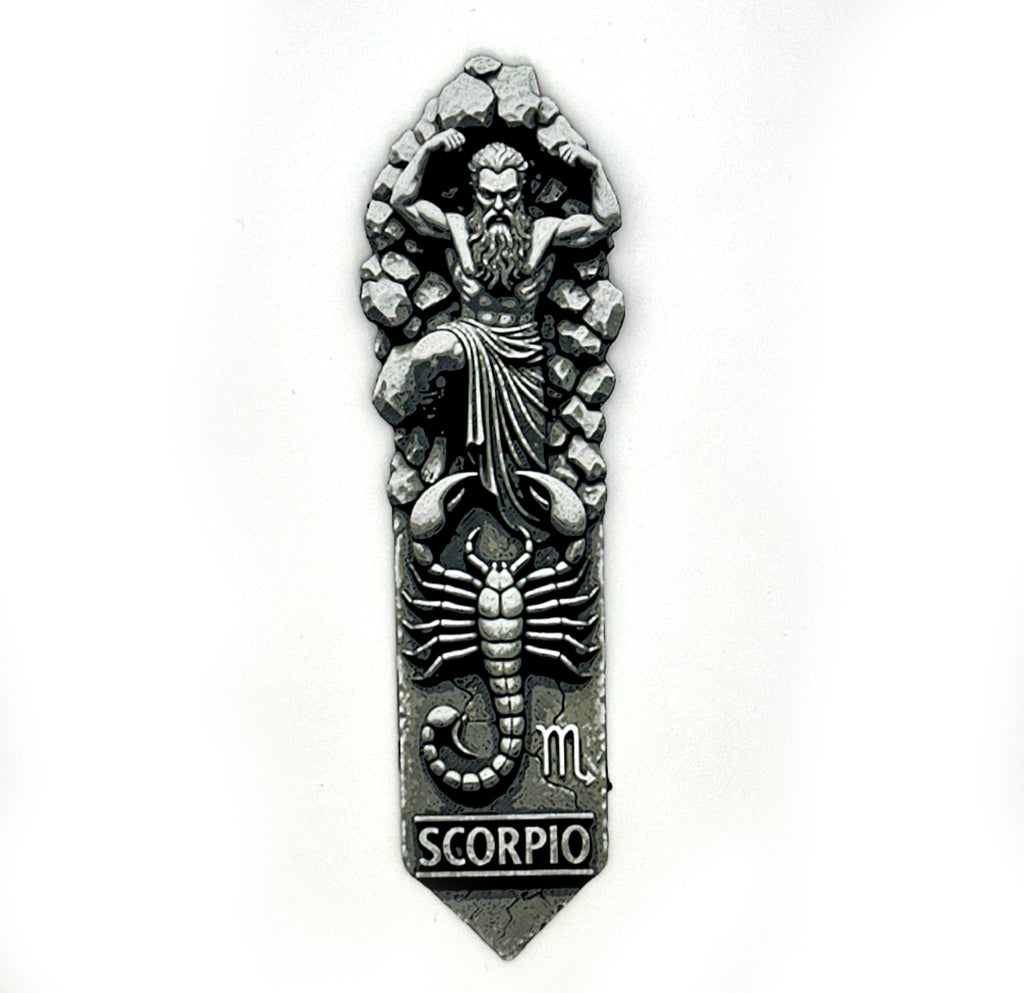 Zakładka do książki — Skorpion / Scorpio | Seria Znaki Zodiaku