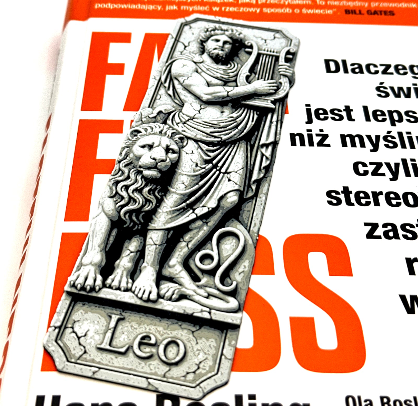 Zakładka do książki — Lew / Leo | Seria Znaki Zodiaku