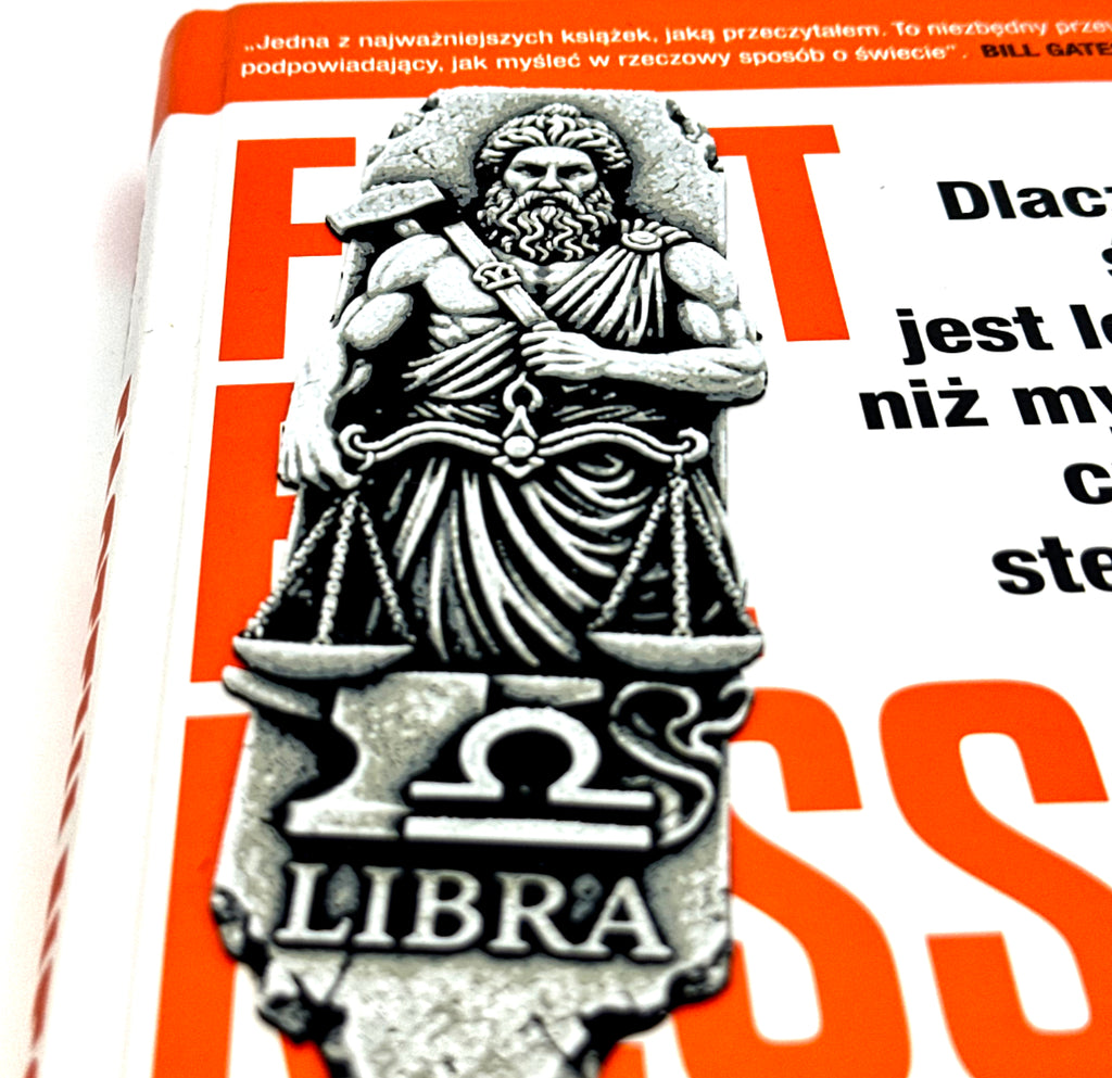 Zakładka do książki — Waga / Libra | Seria Znaki Zodiaku