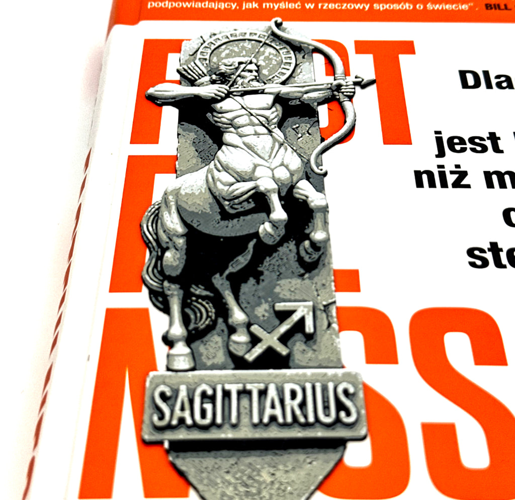 Zakładka do książki — Strzelec / Sagittarius | Seria Znaki Zodiaku