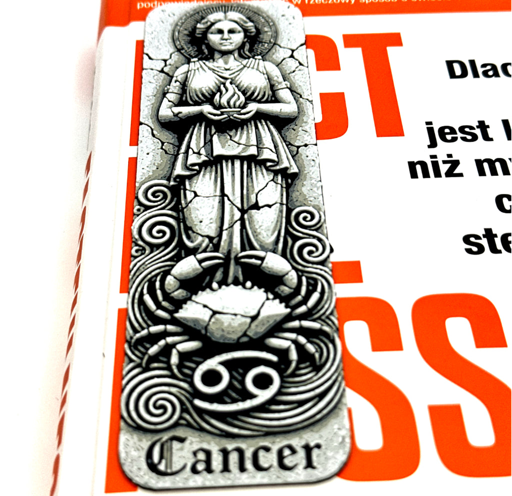 Zakładka do książki — Rak / Cancer | Seria Znaki Zodiaku