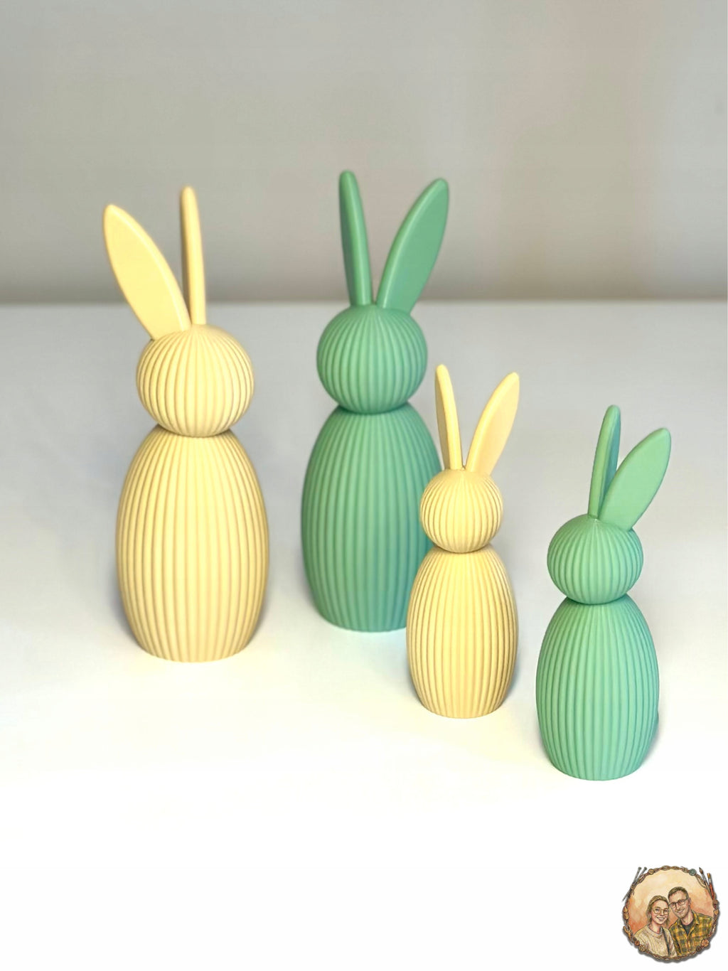 Ozdoba Wielkanocna - Królik Zając 12 cm Nowoczesna dekoracja - Kolekcja EOS