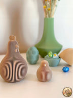 Osterhuhn 13cm Große Figur Moderne Dekoration Geschenk für die Feiertage