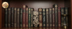 Book Nook Totenkopf Handbemalt 3D-Büchereinsatz Geschenk