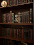 Book Nook Totenkopf Handbemalt 3D-Büchereinsatz Geschenk