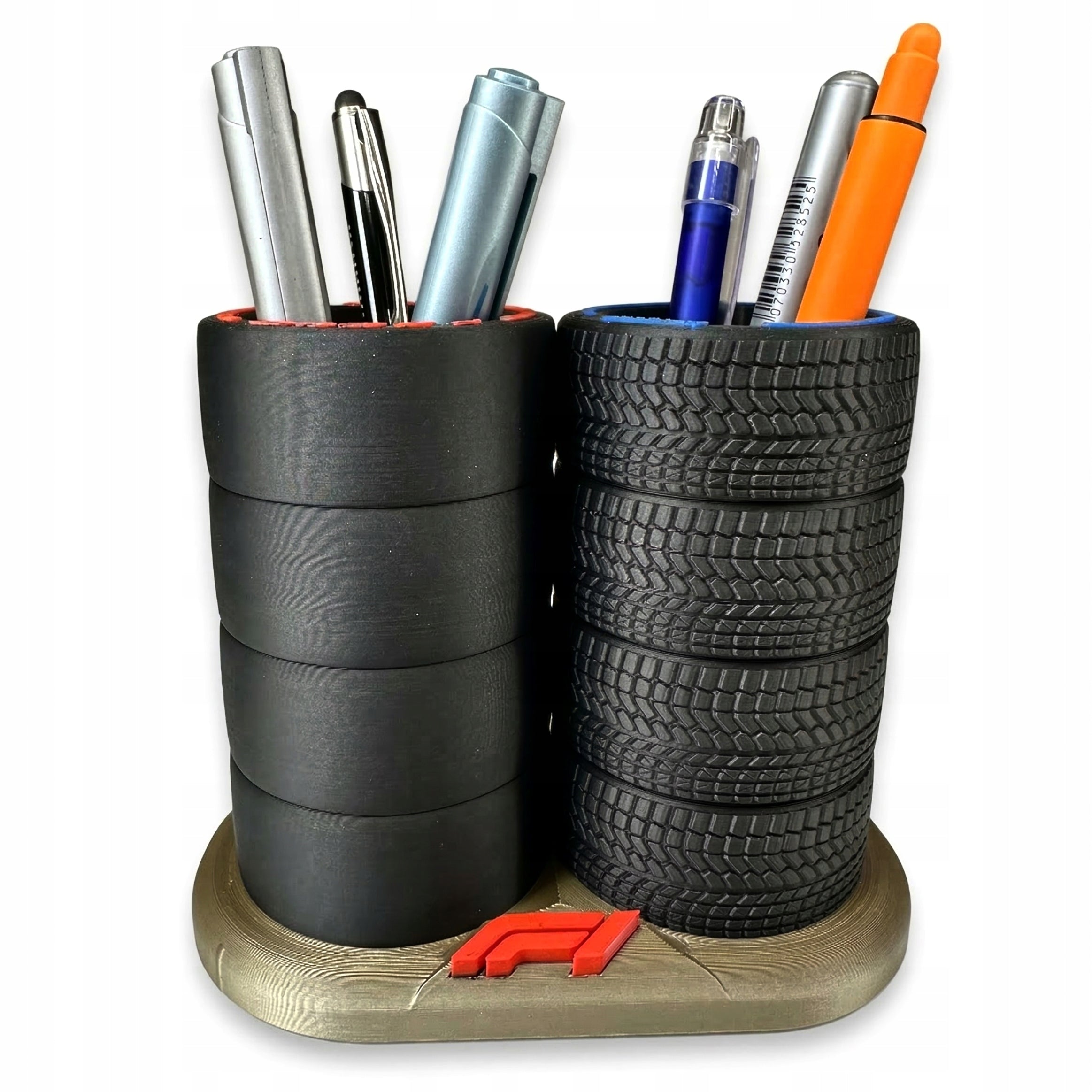 Organizer na Biurko F1 - Stojak na Długopisy Opony. Gadżet dla Fana | FW