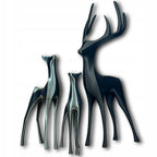 SET Figuren HIRSCH und HIRSCHKUH Weihnachtsdeko Skandinavisch JAPANDI