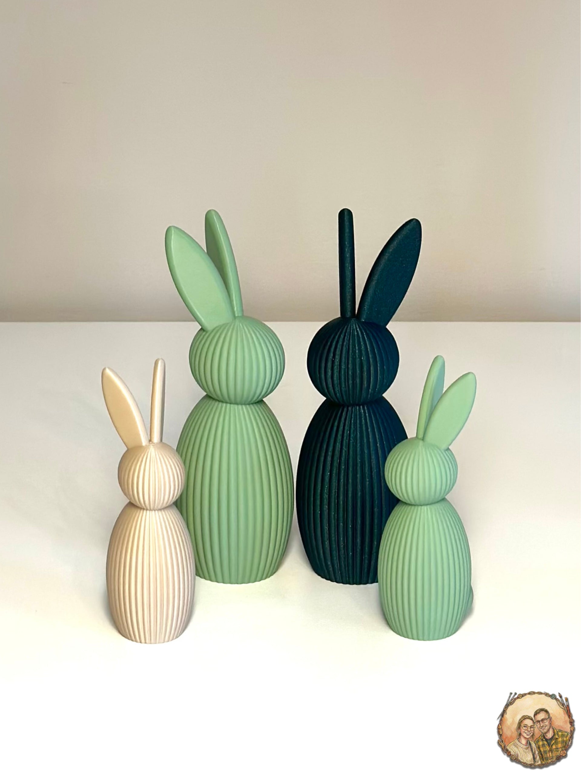 Ozdoba Wielkanocna - Królik Zając 12 cm Nowoczesna dekoracja - Kolekcja EOS